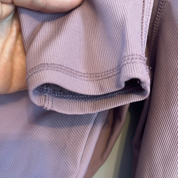 Kyodan Purple High-Rise Leggings Stretch Fit ribbed - Picture 7 of 11